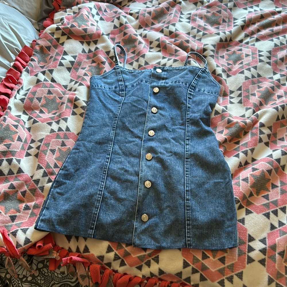 Denim dress